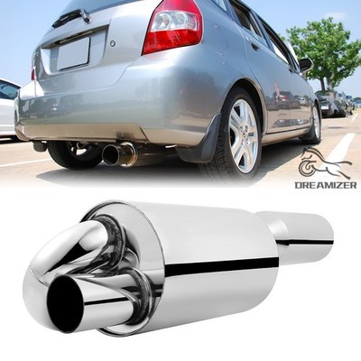 Twin Loop Exhaust Muffler Tip 2.5