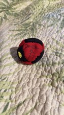 DirtBag Suede Footbag Hacky Sack Red Black brand new out the bag never used