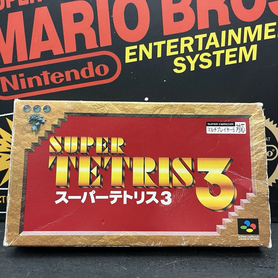 Super Tetris 3 Boxed W.Manual Super Famicom Snes NTSC-JAP TESTED FREE POSTAGE - Image 2 of 4