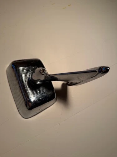 VINTAGE 50s/60s SIDE VIEW MIRROR FINNED/RIBBED (similar to FOMOCO P/N M982) 