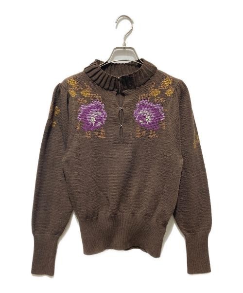 Ameri                    CROSS STITCH MESH KNIT T… - image 1