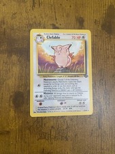Pokémon TCG Clefable 17/64 - Jungle - Rare - 1999 - NM