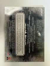 2014 Topps Inception #IAJP-JT Jordan Matthews Rookie Jumbo Patch Autographs