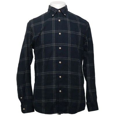 Selected Homme, Flanellhemd, Größe: 38, Blau, Baumwolle, Karo, Flanell #WgU