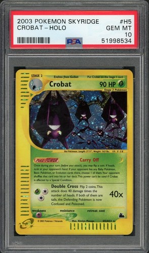 Crobat graded PSA 10 for sale on eBay