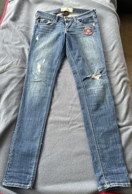 Hollister Jeans mittlere Waschung Skinny W28 L33 Stretch vintage