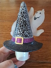 Witch s Hat Ghost Halloween Nightlight J5