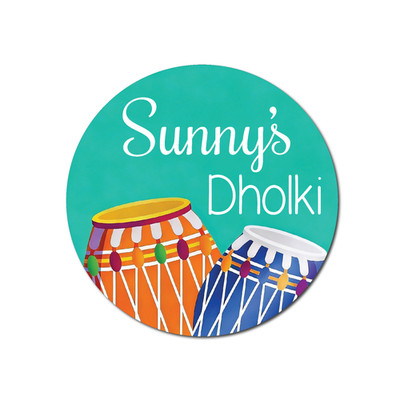 50 Glanz Personalisiert Hochzeit Mehndi Dholki HENNA Sangeet Aufkleber Etikett Mendhi D7