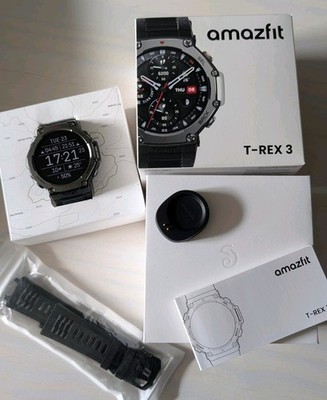 Amazfit T-Rex 3, HYROX-Modus, Onyx Black Smartwatch #1907011