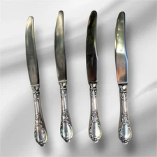 Vintage Soviet EPNS Dinner Sabres – USSR Silverplate Knives Hammer & Sickle CCCP