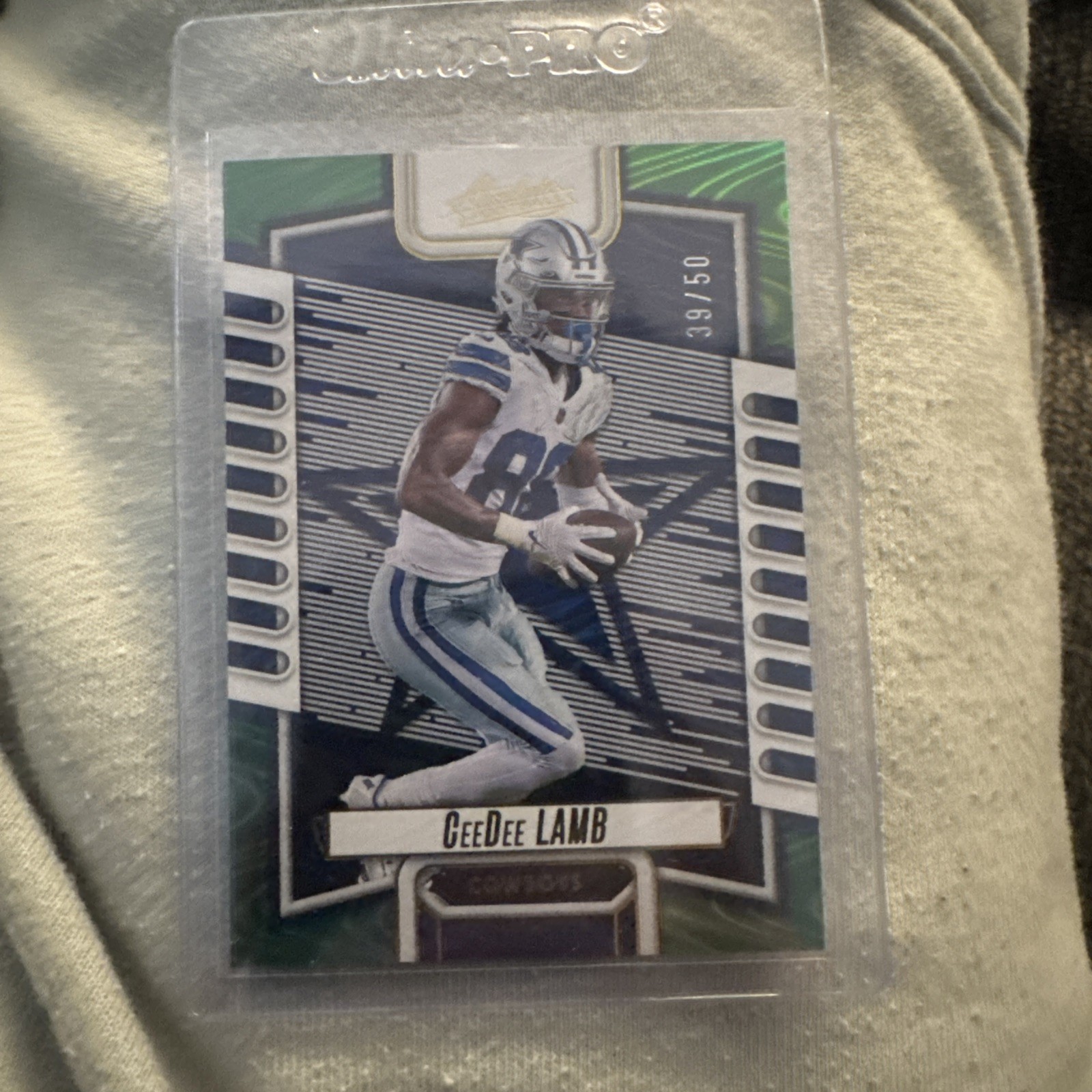 2023 Panini Absolute - CeeDee Lamb #89 - Green SP /50 Dallas Cowboys