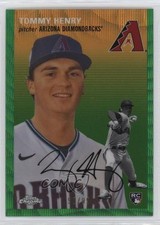 2023 Chrome Platinum Anniversary Green Wave Refractor 92/99 Tommy Henry #120 3q7