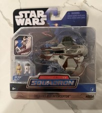 Star Wars Micro Galaxy Squadron Obi Wan's Jedi Interceptor Series 3  0056 - NEW