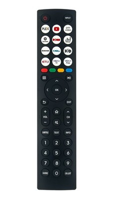 EN2J36H Replaced Remote for Hisense Vidaa TV 58A6BGTUK 55U8HQ 50E77HQ 32A4KV