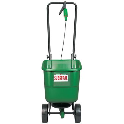 Garten Universal Schleuderstreuer Dünger Verteiler Streuwagen Saatgutstreuer
