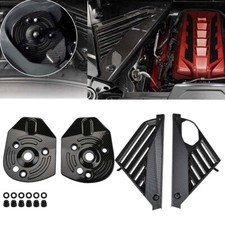 REAR STRUT TOWER COVERS+Trim Panel Erscheinungsbild Abdeckung Für Corvette C8 DA