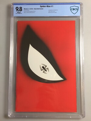 Spider-Man #1 - CBCS 9.8 - Chip Kidd Die Cut Cover C -  2019 - 1st Cadaverous
