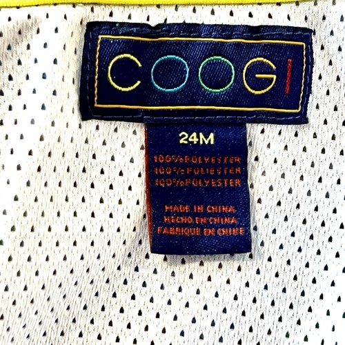 COOGI Kids 24 Month Zip Hoodie Logo Blue White Yellow Green Unisex - Picture 12 of 15