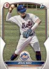 2023 BOWMAN PROSPECT 1ST NEW YORK METS -JESUS BAEZ #BP-12