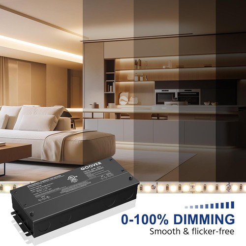 80W Dimmable LED Driver12V Triac Power Supply AC to DC Transformer IP67 UL - Picture 9 of 9