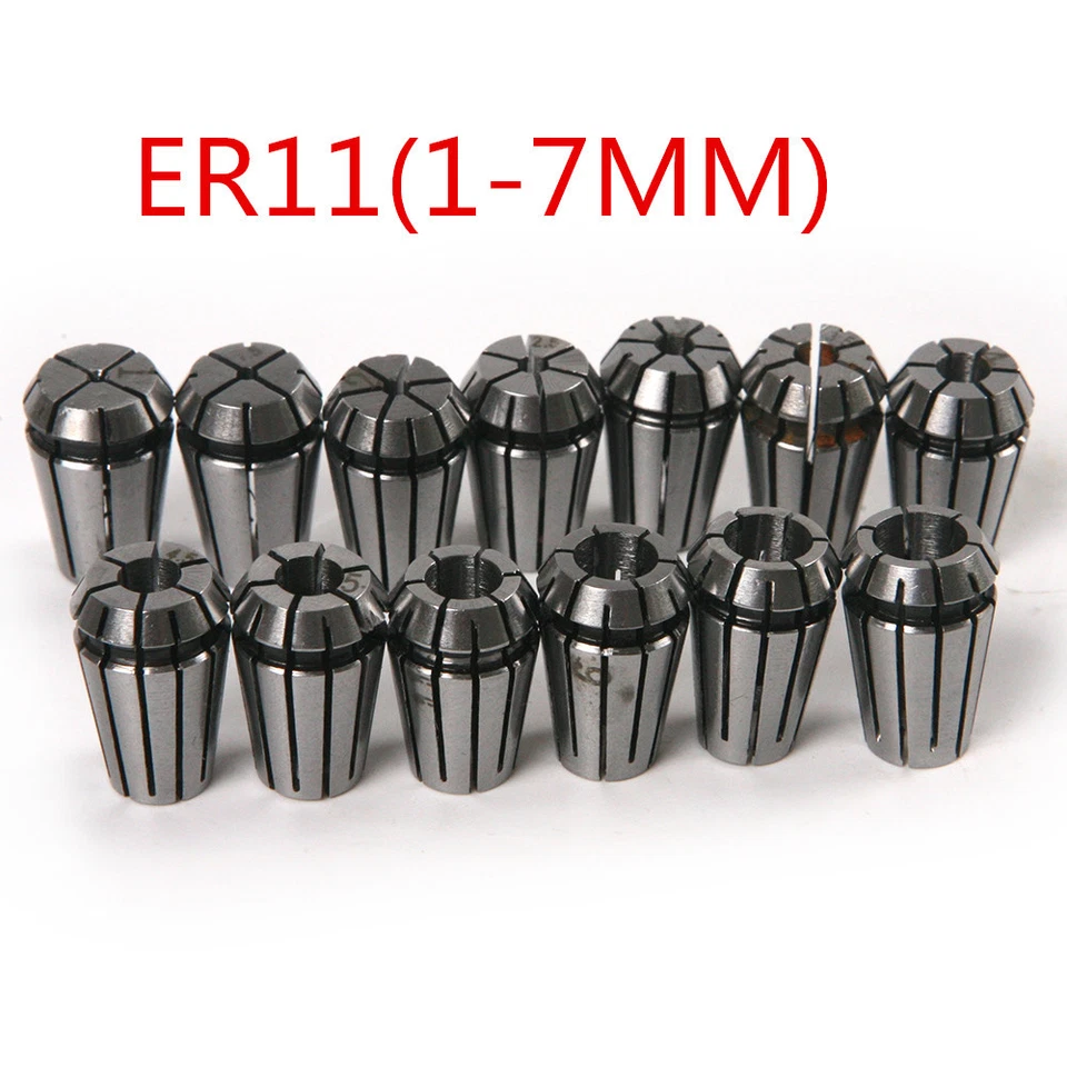 15PCS ER11 Spring Collet Set For CNC Engraving Machine & Milling Lathe Tool DIY - Image 2 of 3