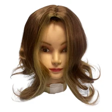 Women's Natural Golden Gold Brown Short Wavy Curly Blonde Wig Synthetic Hair