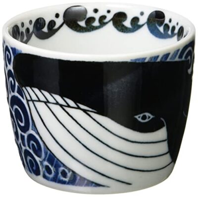 Mino Yaki Ware Shironami Wal Weiß Welle Sobachoko Soba Sake Cup Set Mit 2 Japan
