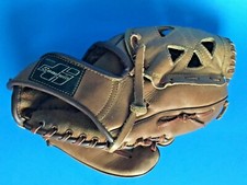 VTG GOODWIN 40-766 PRO-MODEL BASEBALL MITT GLOVE COWHIDE 11” RHT EUC STEERHIDE A