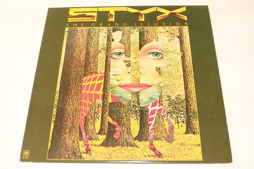 STYX - The Grand Illusion LP Vinyl Record VG+