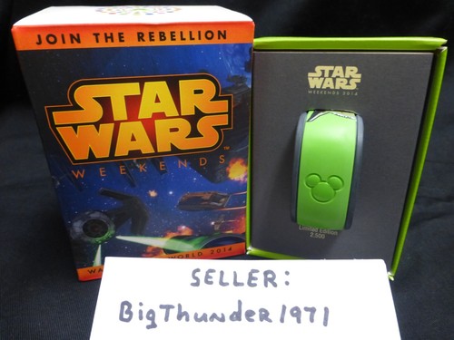 Disney Star Wars Weekends 2014 Yoda Magic Band MagicBand LE 2500 LINKED