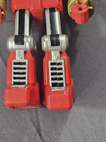 Figurina Red Battlezord Megazord Power Rangers Zeo 5" Zord completa 1996 anni 90 - Foto 2 di 4