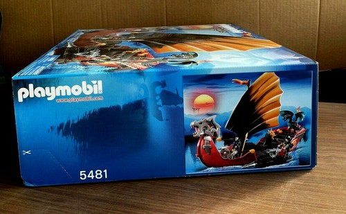 Playmobil 5481 - Dragon Battle Ship - Vintage carton fresh mint sealed box 2013 - 第 6/6 張圖片