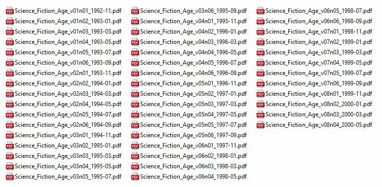 SCIENCE FICTION AGE MAGAZINE 46 Classic Issue Collection On USB Thumb Drive - Image 3 of 4