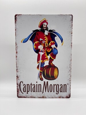 Blechschild Captain Morgan 20x30cm Nostalgie Retro Reklame Vintage Geschenk Deko