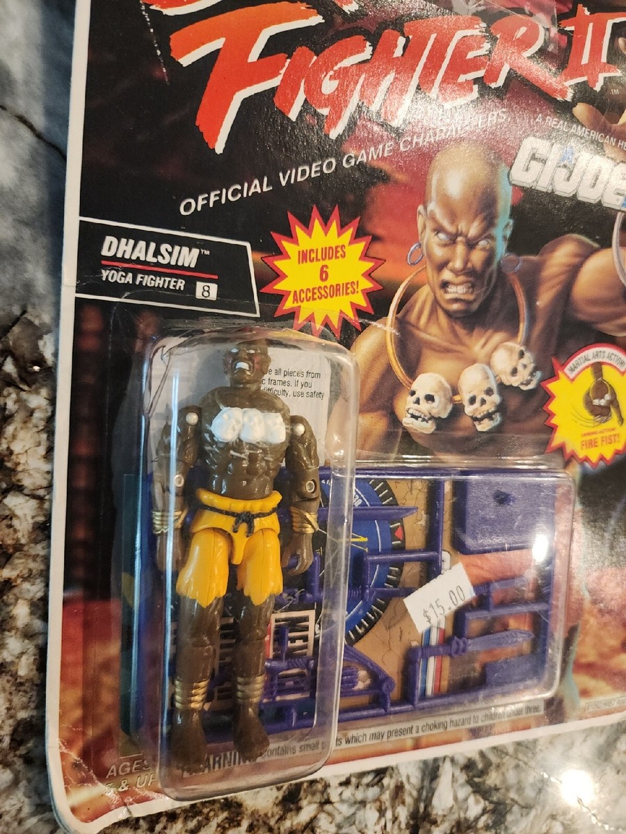 Gi Joe Street Fighter II Dhalsim Action Figure MOC Factory