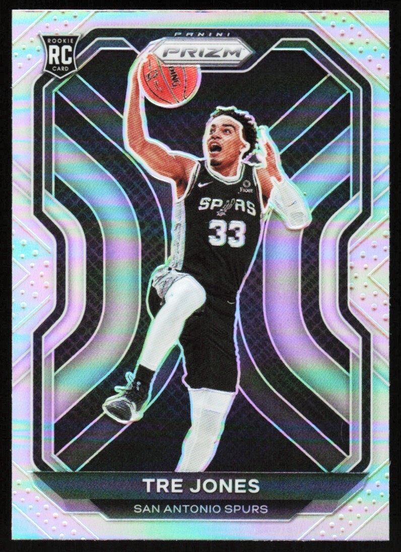 2020-21 Prizm Silver Prizms Tre Jones Rookie San Antonio