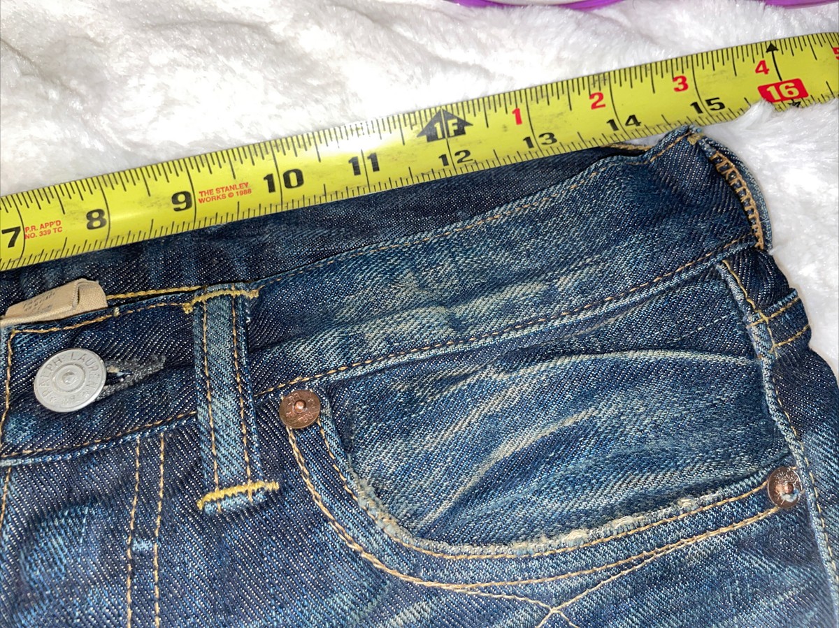 RRL DOUBLE RL ranch fit selvedge WOMENS size 27/32 japan