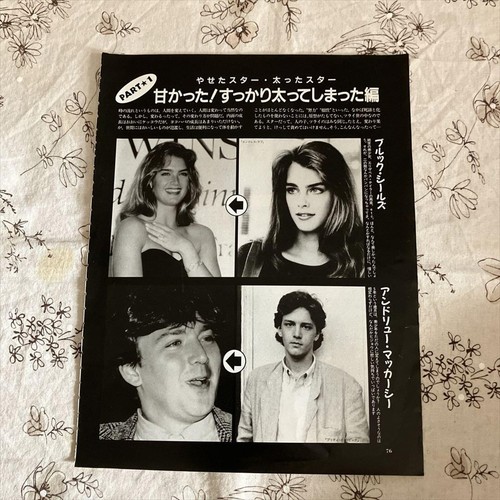 Brooke Shields Movie Poster Calendar Clipping Screen Roadshow Magazine - Picture 17 of 19