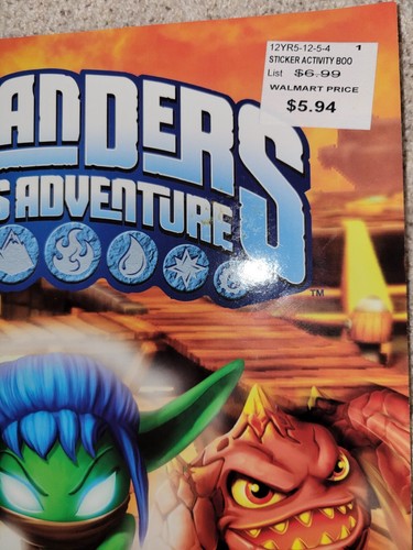 Skylanders Spyros Adventure Sticker Activity Book Grossett & Dunlap New - Bild 4 von 12