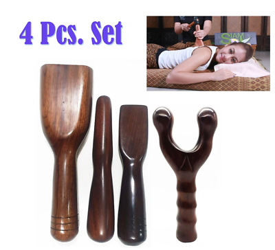 TOK-SEN Hammer Massage Tool Wooden Tool Therapy Thai Tok-Sen Set