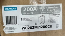 Siemens, W0202ML1200CU, Circuit Breaker Enclosure, 3R