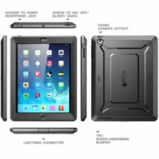 SUPCASE Hard Shell Case Screen Cover For Apple iPad 4 3 2 (4th 3rd 2nd Gen) 9.7"