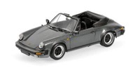 Minichamps 1:18 Porsche 911 Carrera Cabriolet - 1983 - Grey Metallic