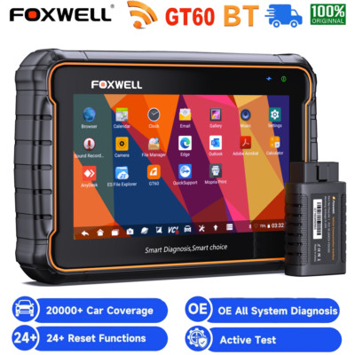 2025 Foxwell GT60 Profi KFZ Diagnosegerät Auto OBD2 Scanner Alle System TPMS EPB