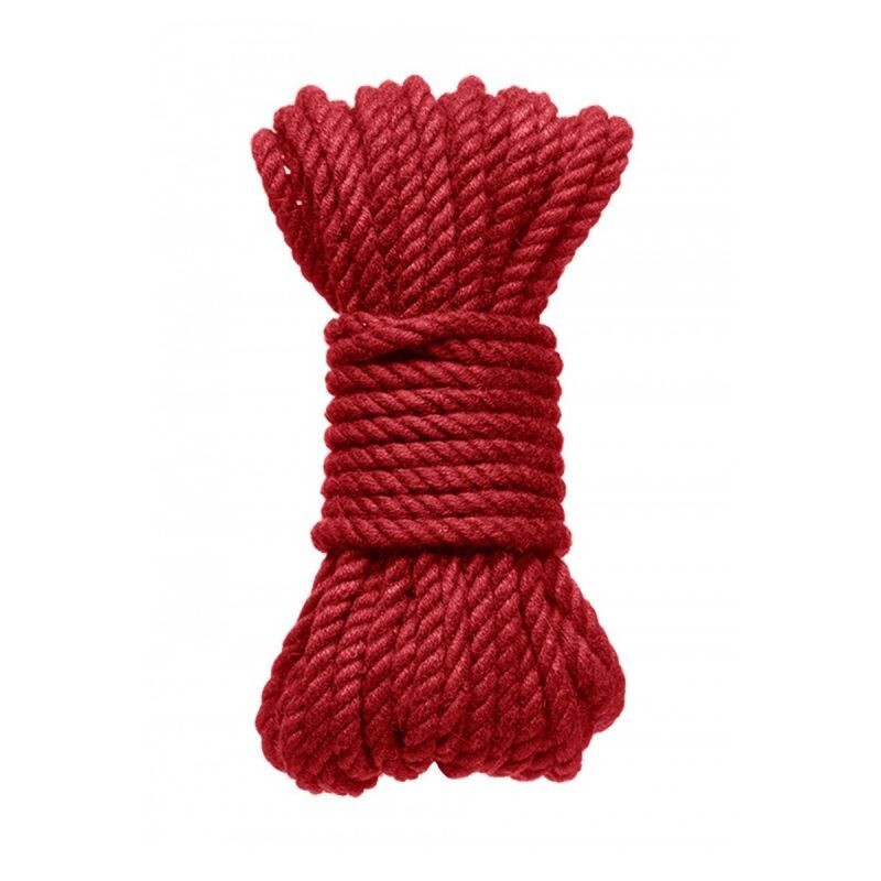 Corda in cotone rosso legature bondage Shibari 5 metri