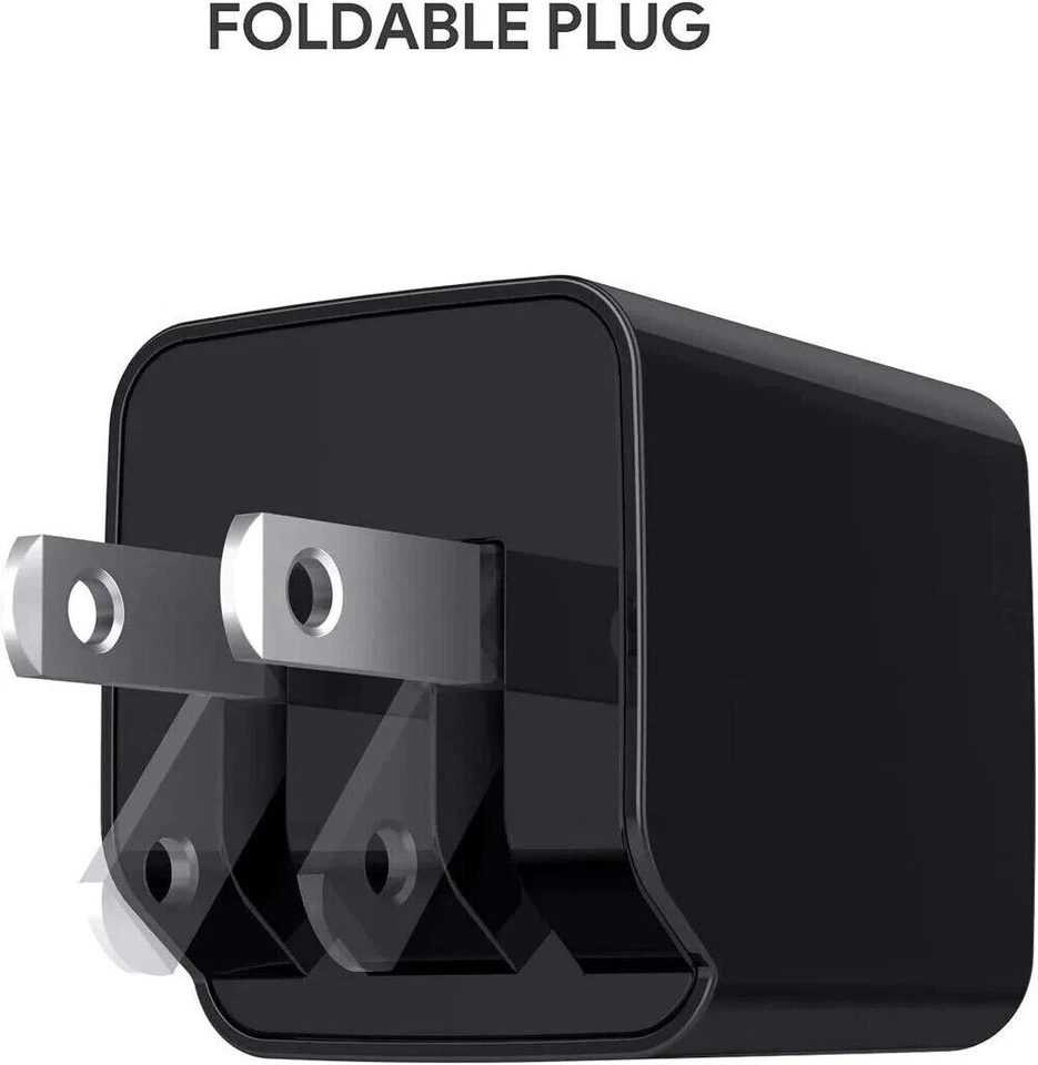 Aukey Minima 20w USB-C PD Fast Charger w/ Foldable Plug -Black PA-Y20S - Image 3 of 4