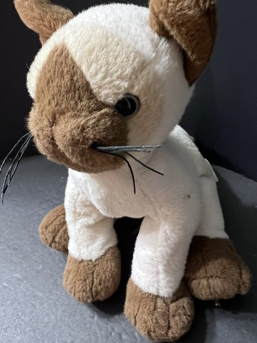 Ganz Webkinz Siamese Cat Kitty HM160 Plush Stuffed Collectible NO CODE - Picture 2 of 7