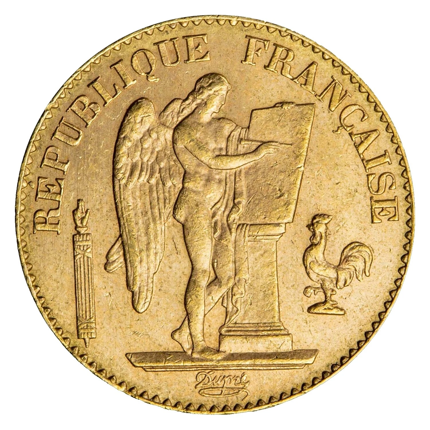 Gold 1897 Year French Coins