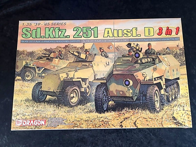 1/35 Dragon DML #6233 Sd.Kfz.251 Ausf.D  3 In 1 