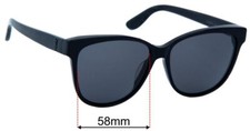 SFx Replacement Sunglass Lenses fits Saint Laurent SL M23/K - 58mm Wide
